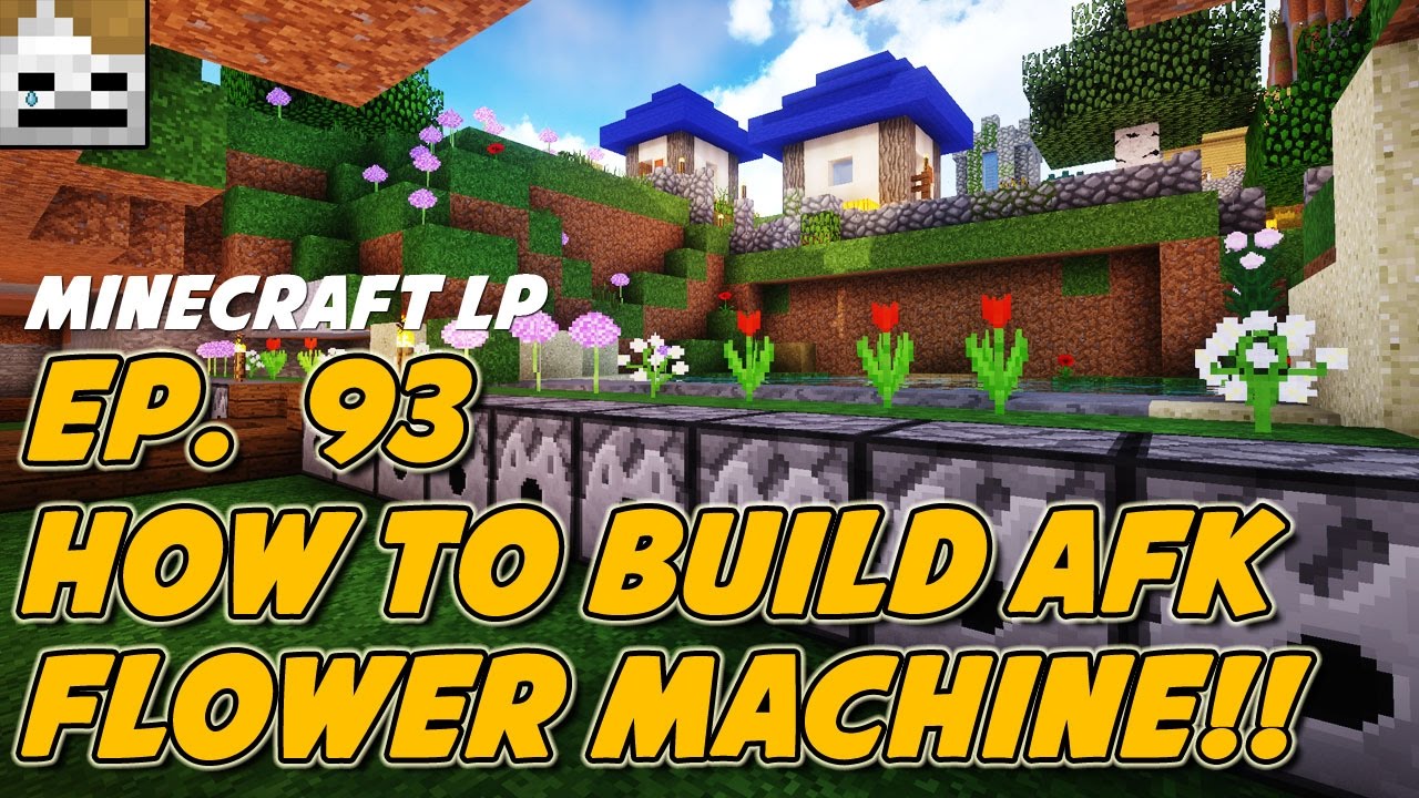 Let's Play Minecraft Episode 93: How To Build An AFK Flower Machine ...