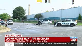 Crash sends 2 officers to hospital with pretty significant injuries FOP