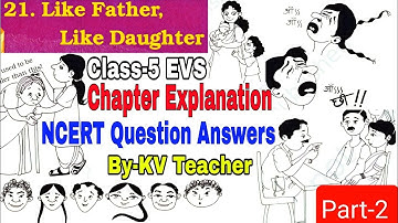 Like Father Like Daughter (Page 196-199) / Class-5 EVS Chapter Explanation NCERT Question Answers