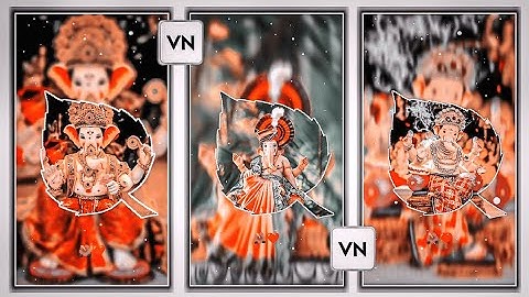 Ganpati WhatsApp Status Video Editing Vnapp | Ganesh chaturthi Video Editing Tutorial Vnapp