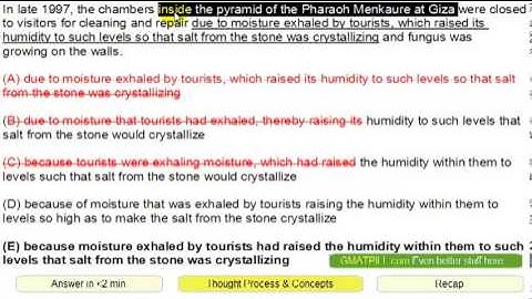 GMAT Official Guide SC #6