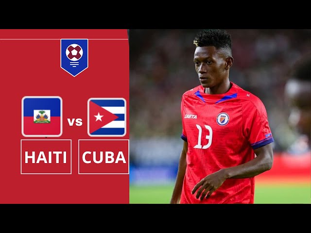 Haiti vs Cuba live score, H2H and lineups