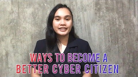 Vlog #1 | Ways to become a better Cyber Citizen
