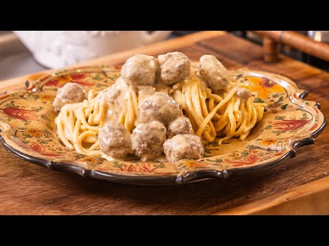 White Spaghetti Meatballs