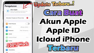 Cara Membuat Akun Apple ID Baru