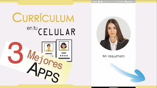 ¿Qué aplicación puedo descargar para hacer un currículum?