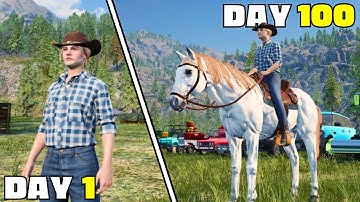 I Played 100 Days of Ranch Simulator