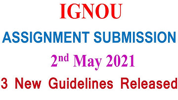 IGNOU ONLINE ASSIGNMENT SUBMISSION Guidelines by Patna RC, Karnal RC & Deoghar Regional Centre