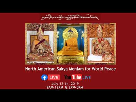 Sakya Monlam North America Live Stream