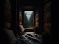 Forest Calm 🌧️ | Rainy Day Window View from a Cozy Cabin