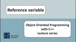 Famous What is Reference variable? : OOP with C++ Profile