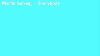 Martin Solveig - Everybody chords