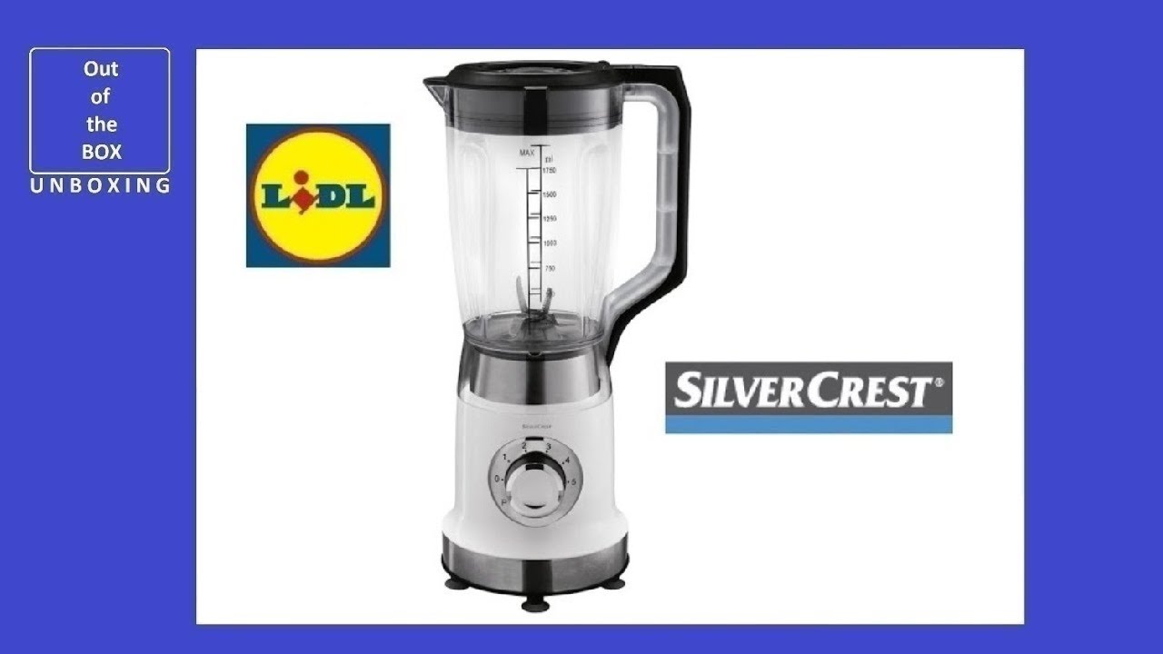 SilverCrest Blender SSDMD 600 A1 UNBOXING (Lidl measuring jug (30, 45, 60  ml) volume 1.75 litres) - YouTube