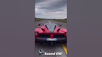 Thumbnail of Sound ON! Ferrari LaFerrari sounds like an animal #ferrari #luxury #car #short #shorts