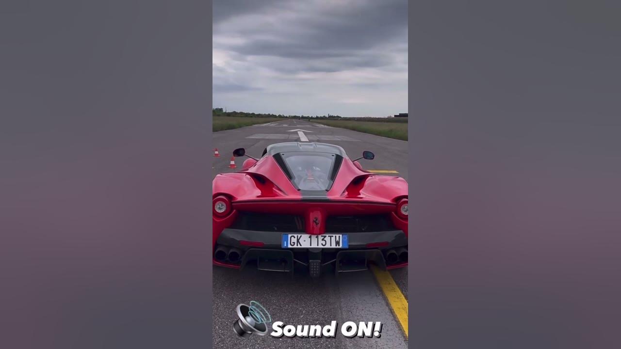 Sound ON! Ferrari LaFerrari sounds like an animal #ferrari #luxury #car #short #shorts