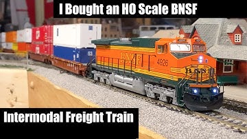 I Bought a BNSF HO Scale Intermodal Freight Train