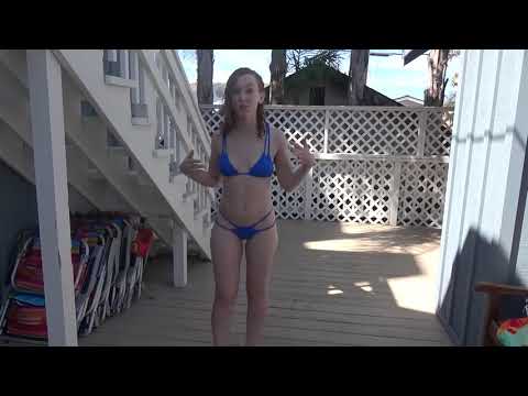 Ifrit Blue Garment Review with Stair Test   Bikini Ifrit!!!yubitubi
