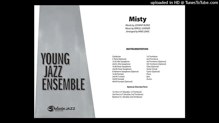 Misty by Errol Garner/arr. Mike Lewis (Restored)