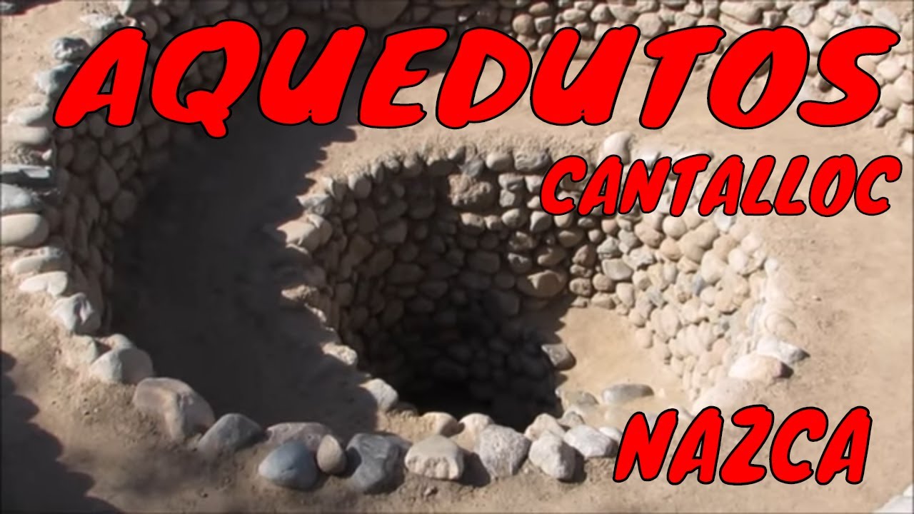 Aquedutos de Cantalloc em Nazca Peru