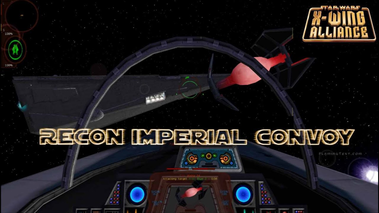 XWing Alliance Walkthrough [1080p] Mission 31 Reconnaissance of Imperial Convoy YouTube