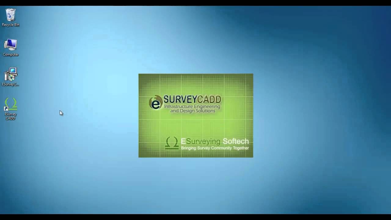 Installing ESurvey CADD Software - YouTube