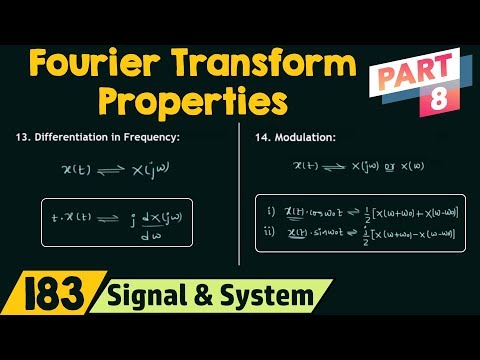 Properties of Fourier Transform (Part 8)