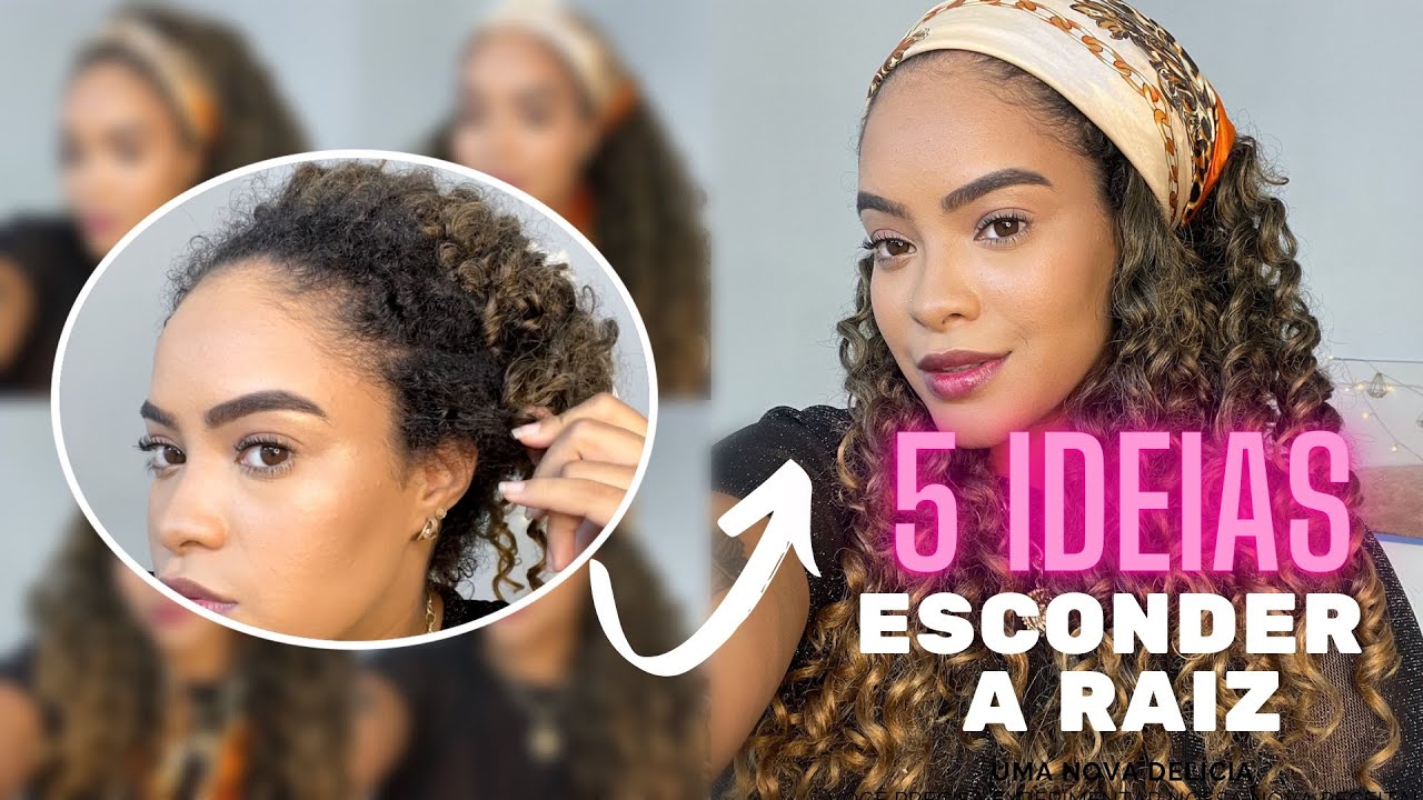 COMO ESCONDER A RAIZ ALTA DO CROCHET BRAIDS - PENTEADOS COM LENÇO