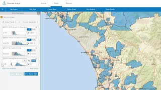 Smart Map Search in Business Analyst