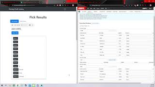 2021 CBFFL Draft Lottery