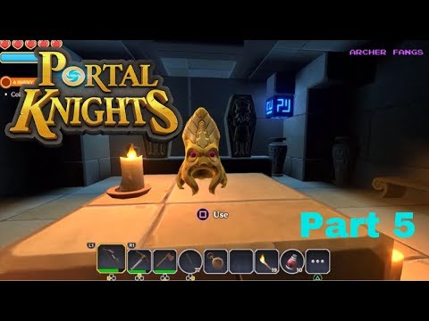 Portal Knights PS4 Walkthrough as Ranger: Part 5: Temple of C'Thiris