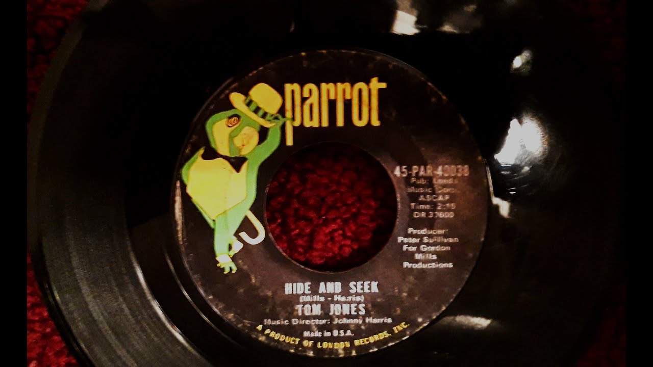 Hide and Seek - Tom Jones Original 45 1969