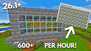 EASIEST Minecraft Bamboo Farm 26.1+/1.21+ (Java & Bedrock)