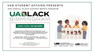 UAB Black History Program 2023