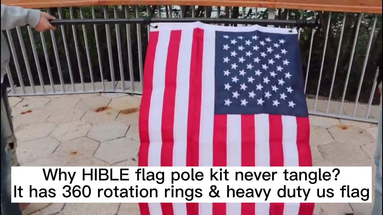 2021 Best TangleFree Flag Pole New Carbon Fiber Flag Pole Review