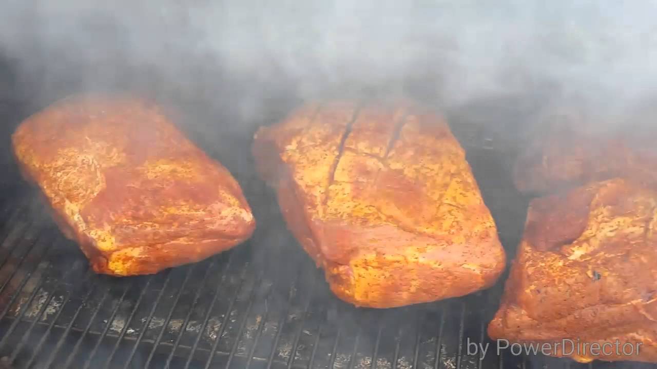 Traeger smoked pork butts