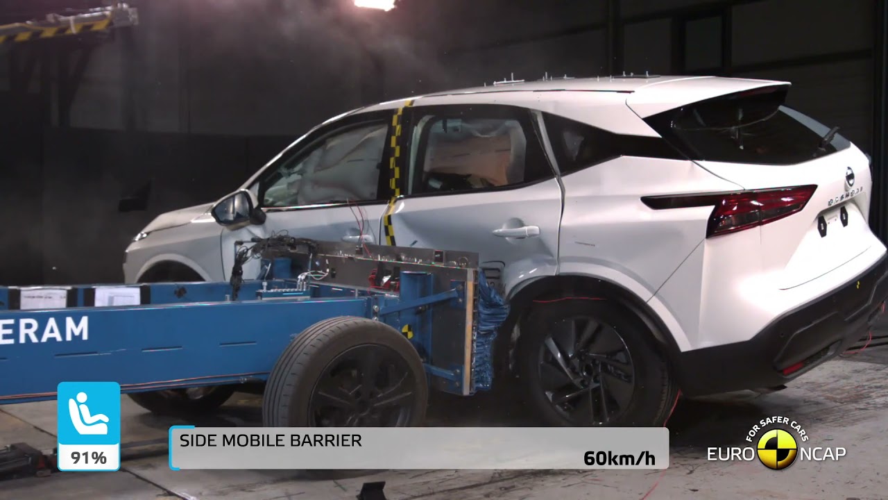 Sichere Sache! Der Nissan Qashqai bekommt Bestnoten im Crashtest