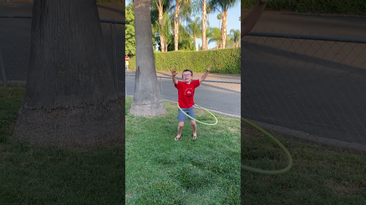 Hula hoop funny fail