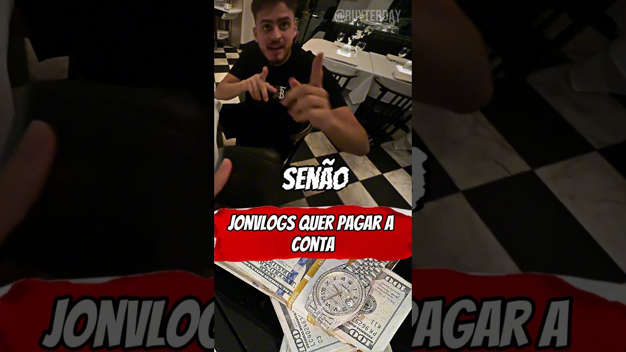 RUYTER E JON DISPUTA PRA PAGAR A CONTA 