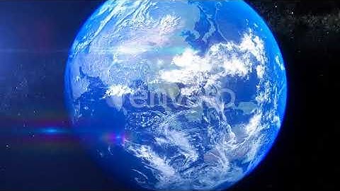 Realistic Earth Zoom India | Motion Graphics - Envato elements