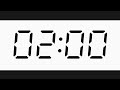 2 Minute Timer - Alarm at End! Workout, Homeschooling, Challenges, Studying, Cooking & Relaxing