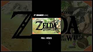 What makes the Presentation and Art Direction of Zelda Breath of the Wild So Perfect? #zelda #botw