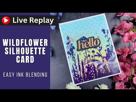 🟣LIVE REPLAY! Fun with Simon Says Stamp's Wildflowers Stamp Set