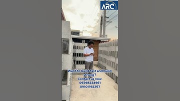 Precast concrete wall form block palitada-free wall #construction #buhayconstruction