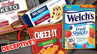 MORE DECEPTIVE FOOD LABELS THAT ARE MEANT TO MISLEAD YOU PART 2! REQUESTED BY LOYAL SUBSCRIBERS
