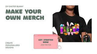 Quick Easter Bunny Design That SELLS Made in Canva | DIY Graphic Tutorial screenshot 2