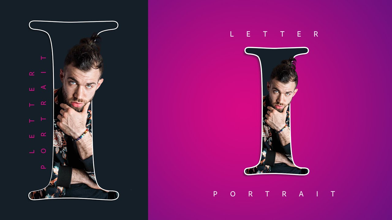 How to Turn Your Ordinary Photos into Eye-catching Letter Portrait with ...