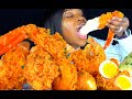 FRIED KING LEGS CRAB SEAFOOD BOIL MUKBANG | ALFREDO SAUCE | SEAFOOD BOIL MUKBANG | ASMR EATING