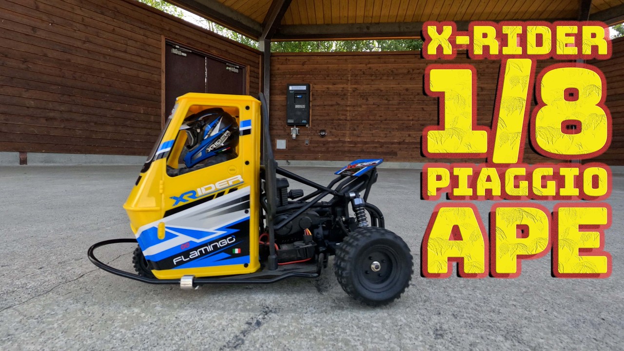 1431 X-Rider 1/8 Piaggio Ape - YouTube