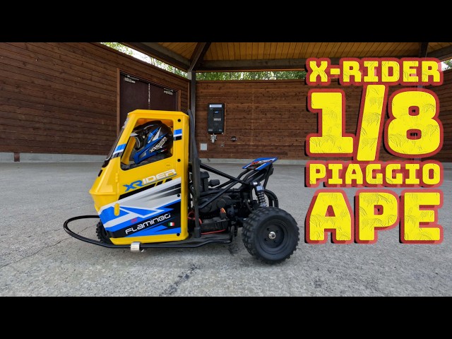 1431 X-Rider 1/8 Piaggio Ape - YouTube