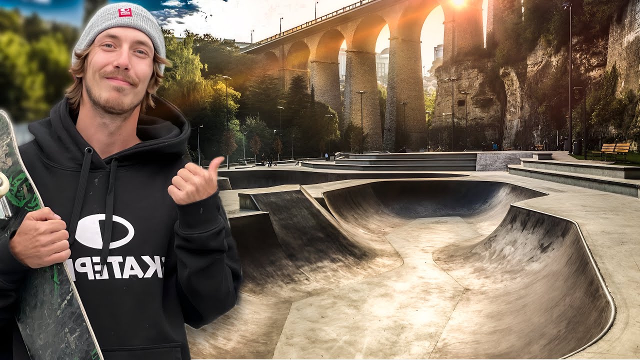 THE MOST BEAUTIFUL SKATEPARK EVER?!